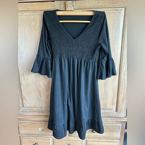 SHEIN Maternity Black Long Sleeve Dress